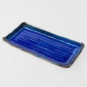 Platter Rectangular 43cm Cobalt Blue Glaze V637-C6243