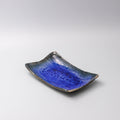 Sushi Plate Swept Side 26cm Cobalt Dark Edge V637-C6244