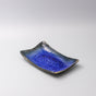Sushi Plate Swept Side 26cm Cobalt Dark Edge V637-C6244