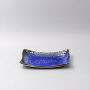 Sushi Plate Swept Side 26cm Cobalt Dark Edge V637-C6244