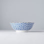 Bowl 19cm Indigo Ikat Hexagon Flower Design V637-C6425B