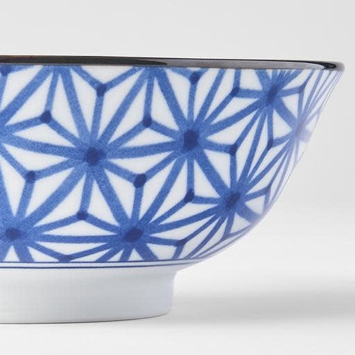 Bowl 19cm Indigo Ikat Starburst Design V637-C6425E