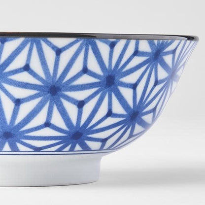 Bowl 19cm Indigo Ikat Starburst Design V637-C6425E