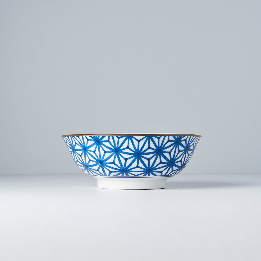 Bowl 19cm Indigo Ikat Starburst Design V637-C6425E