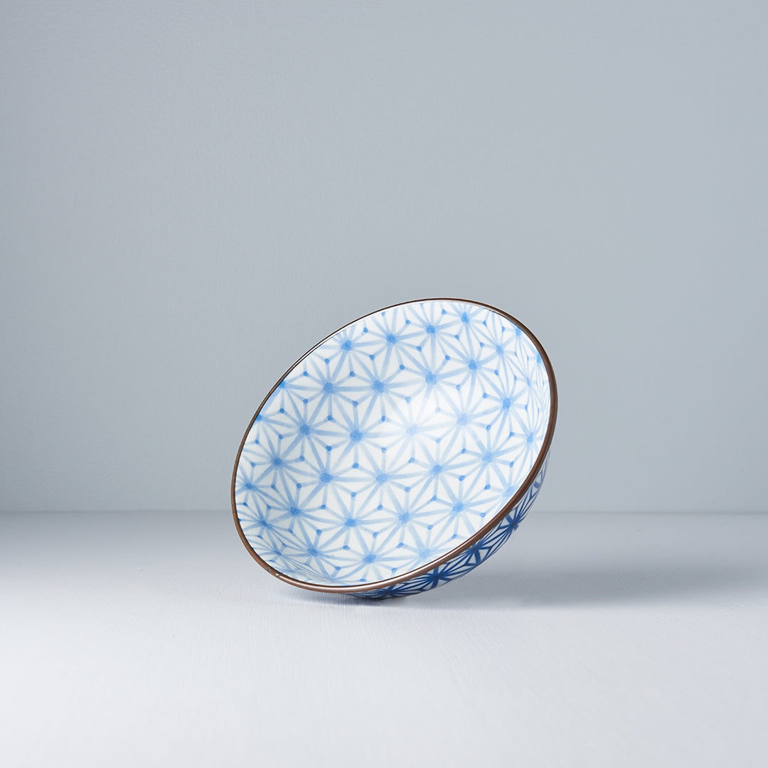 Bowl 19cm Indigo Ikat Starburst Design V637-C6425E