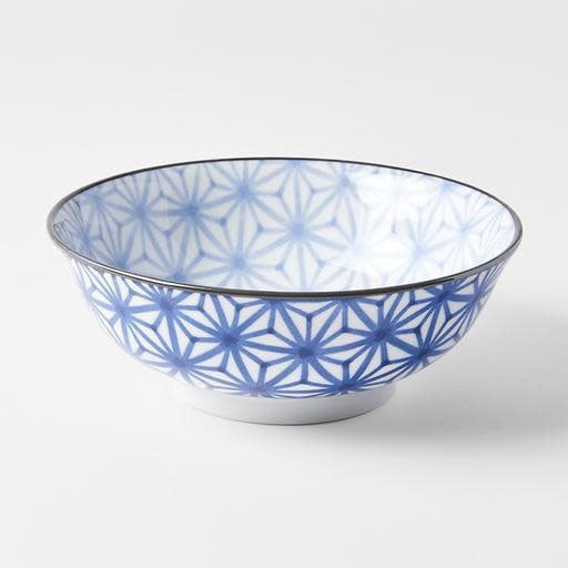 Bowl 19cm Indigo Ikat Starburst Design V637-C6425E