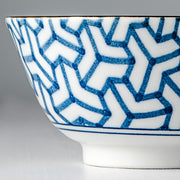 Bowl 13cm Indigo Ikat Herringbone Design V637-C6426D