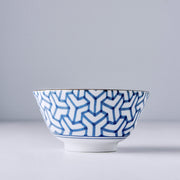 Bowl 13cm Indigo Ikat Herringbone Design V637-C6426D