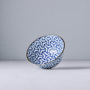 Bowl 13cm Indigo Ikat Herringbone Design V637-C6426D
