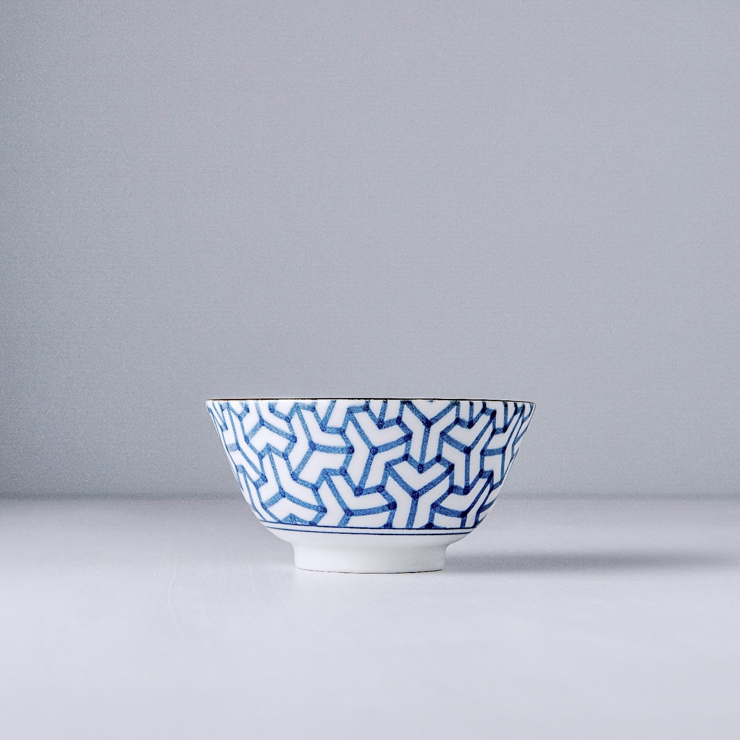Bowl 13cm Indigo Ikat Herringbone Design V637-C6426D