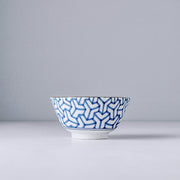 Bowl 13cm Indigo Ikat Herringbone Design V637-C6426D
