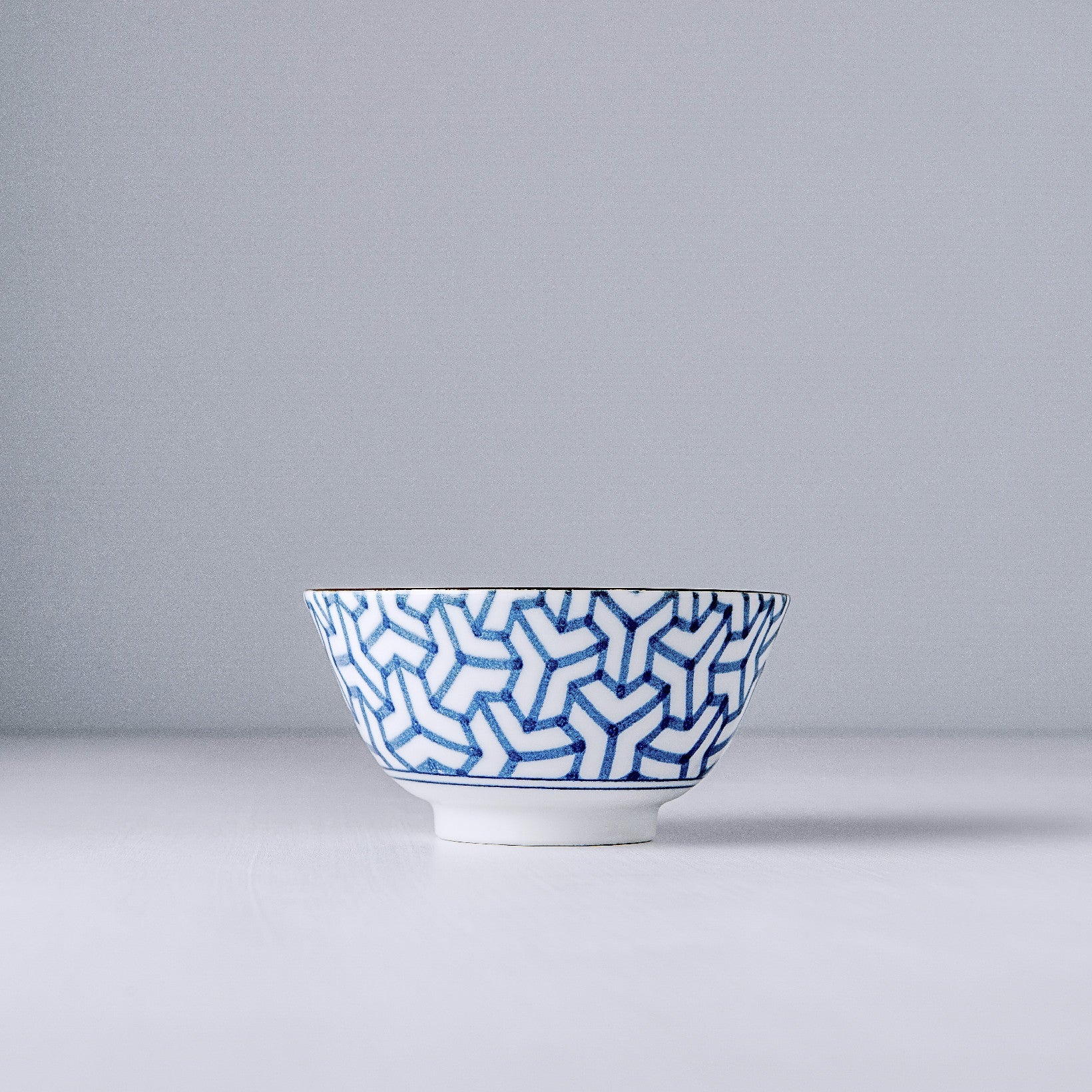 Bowl 13cm Indigo Ikat Herringbone Design V637-C6426D