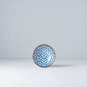 Sauce Dish 11cm Indigo Ikat Herringbone Design V637-C6427D