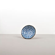 Sauce Dish 11cm Indigo Ikat Herringbone Design V637-C6427D