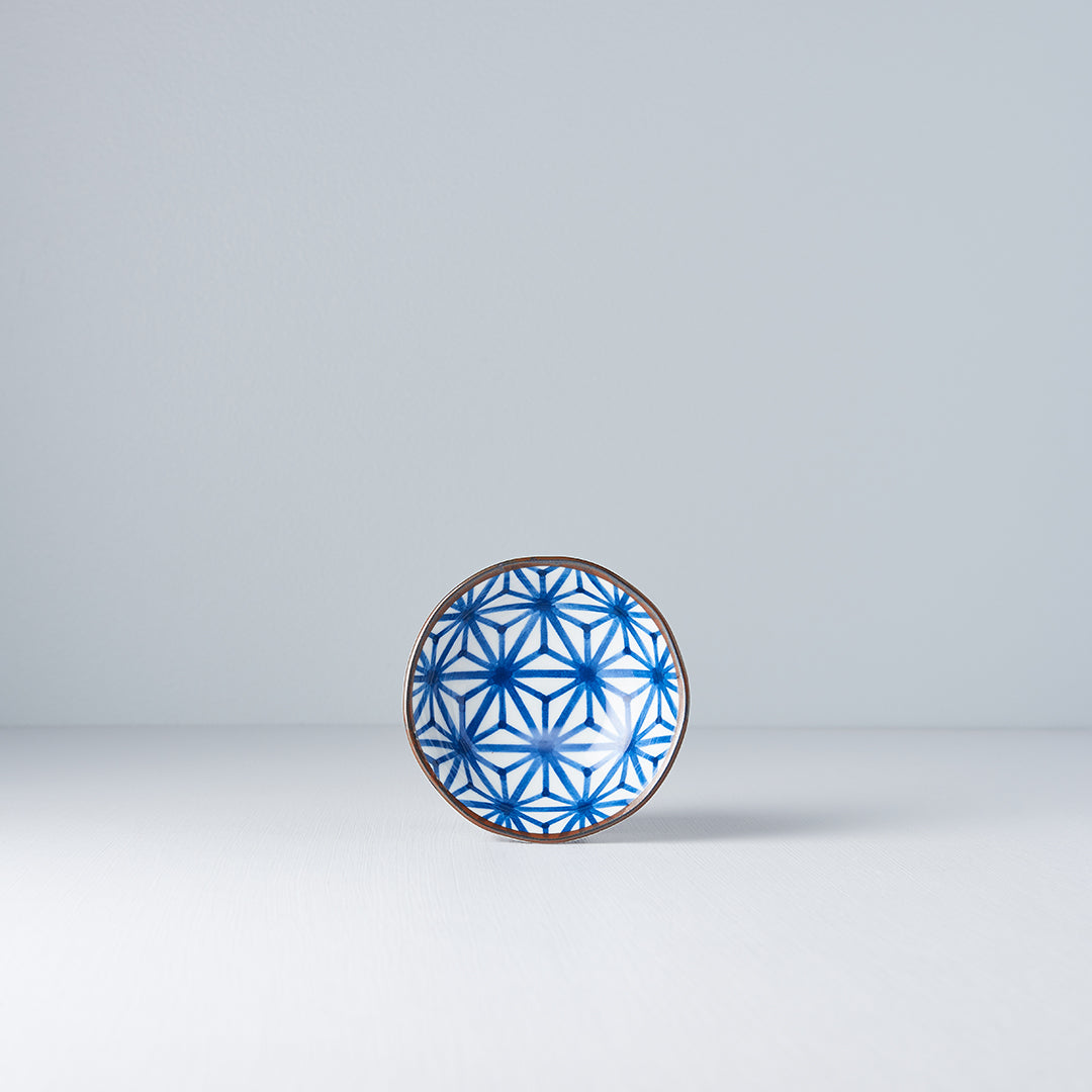 Sauce Dish 11cm Indigo Ikat Starburst Design V637-C6427E