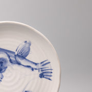 Serving Platter 29cm Fugu Design V637-C6438