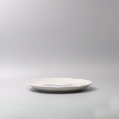 Serving Platter 29cm Fugu Design V637-C6438