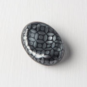 Chopstick Rest Pebble Cloissone Black Glaze V637-C6602