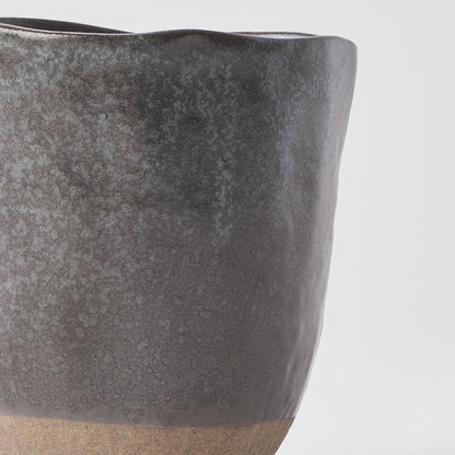 Lopsided Mug 275ml Black & Bisque Glaze V637-C6620