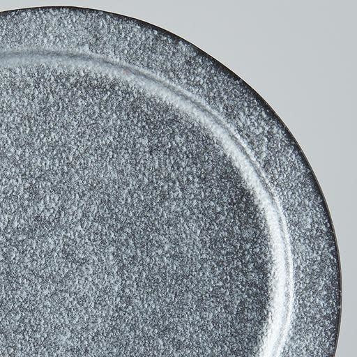 Plate Organic 25.5cm Craft Black Glaze V637-C6915
