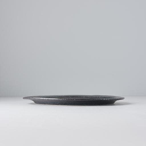 Plate Organic 25.5cm Craft Black Glaze V637-C6915