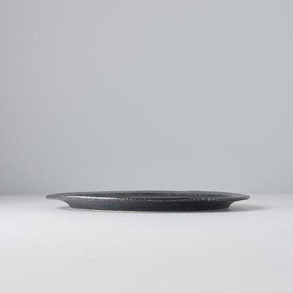 Plate Organic 25.5cm Craft Black Glaze V637-C6915