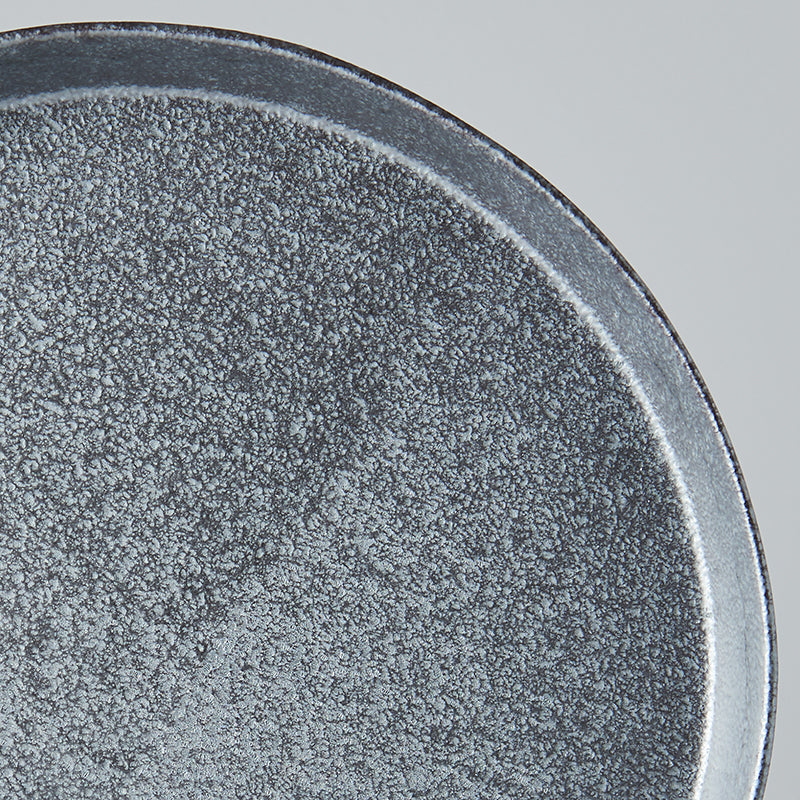 Plate High Rim 25cm Craft Black Design V637-C6924
