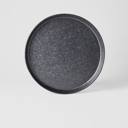 Plate High Rim 25cm Craft Black Design V637-C6924