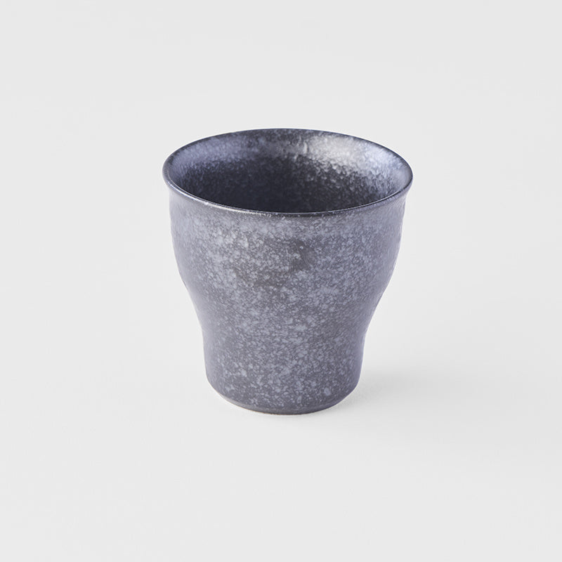 Cup Fluted 7cm Craft Black V637-C6927