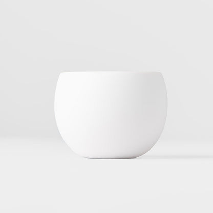 Cup Shochu 8.5cm Matte White & Light Blue Glaze V637-C6930