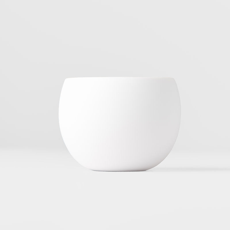 Cup Shochu 8.5cm Matte White & Light Pink Glaze V637-C6931