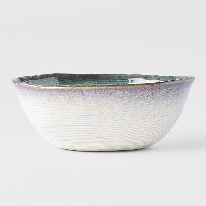 Bowl Oval 17cm Sky Blue Glaze V637-C7016