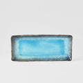 Plate Rectangular 28.5x 12cm Sky Blue Glaze V637-C7019
