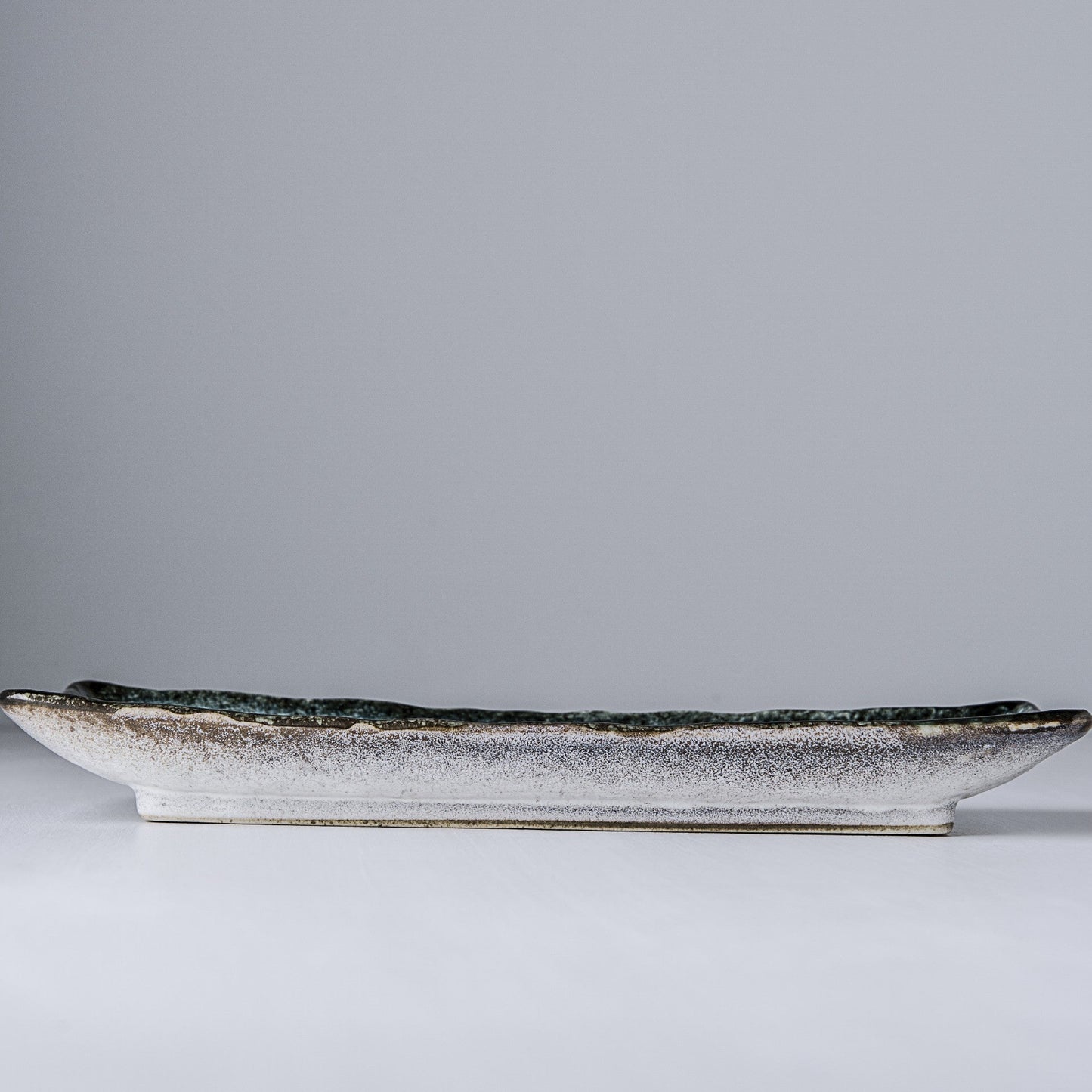 Plate Rectangular 28.5x 12cm Sky Blue Glaze V637-C7019