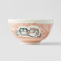 Bowl Kids 16cm Owl Peach Design V637-C7145P