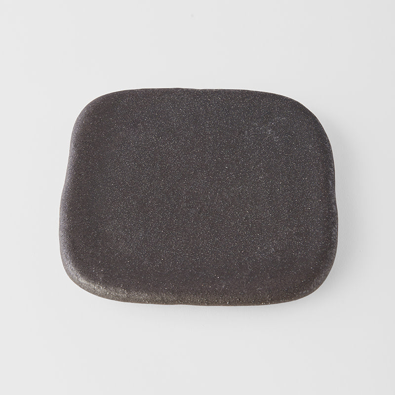 Plate Square 19cm Stone Slab Design V637-C7176