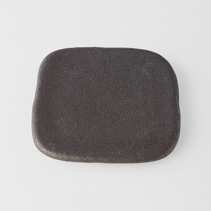 Plate Square 19cm Stone Slab Design V637-C7176