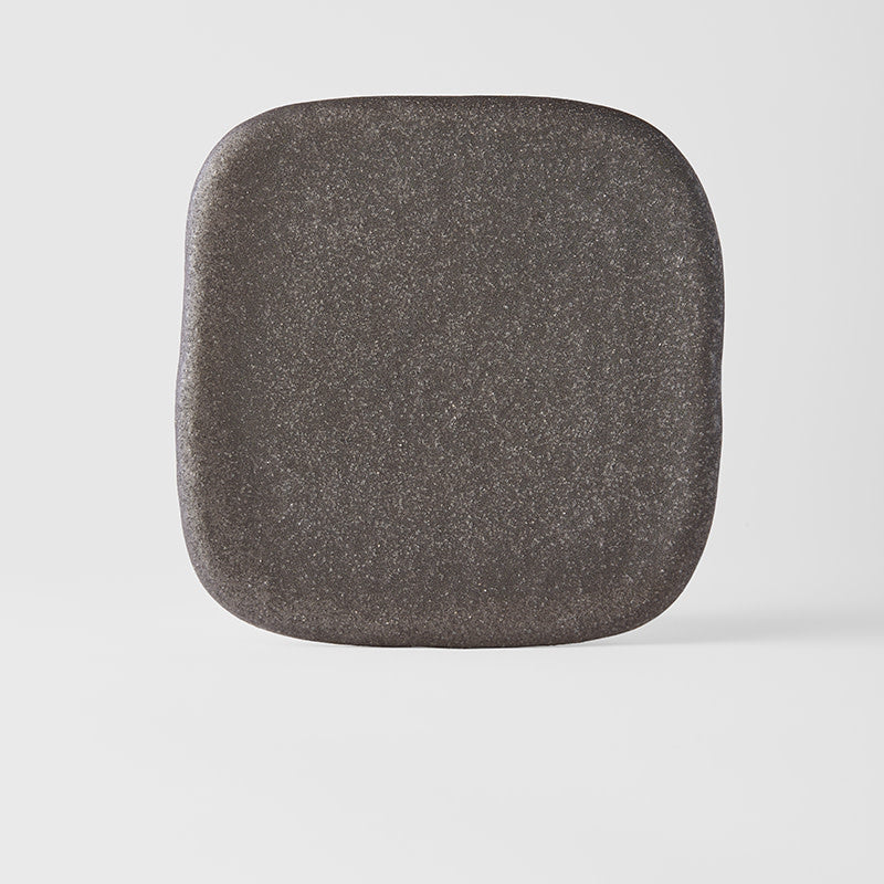 Plate Square 19cm Stone Slab Design V637-C7176