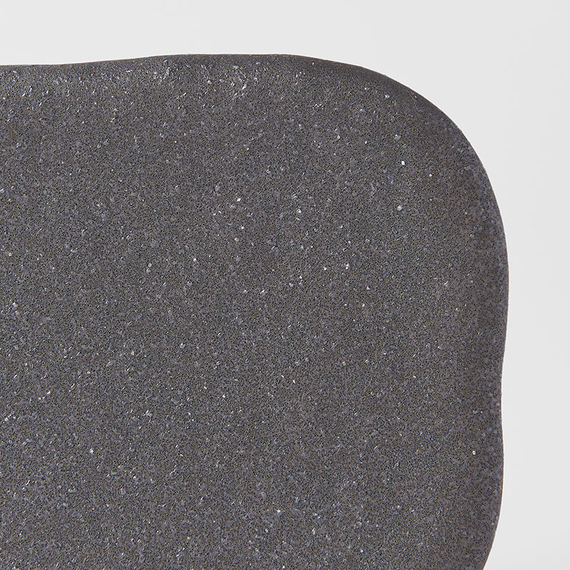Plate Rectangular 22x13cm Stone Slab Design V637-C7177