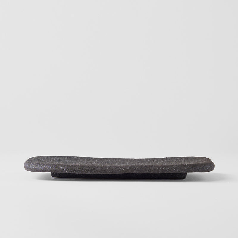 Plate Rectangular 22x13cm Stone Slab Design V637-C7177