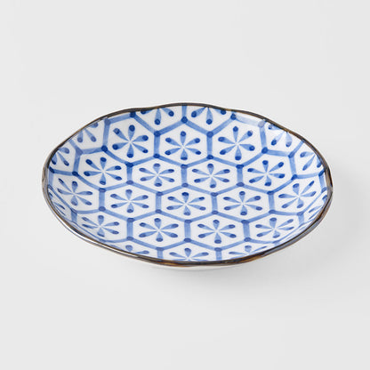 Tapas Plate 16.5cm Flower Design V637-C7203B