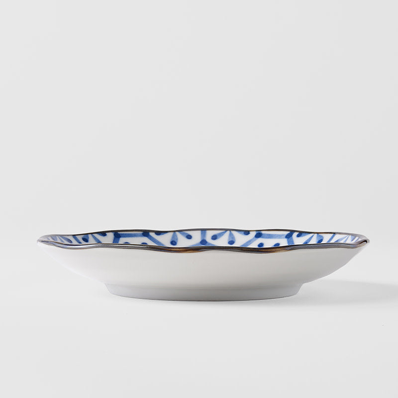 Tapas Plate 16.5cm Flower Design V637-C7203B