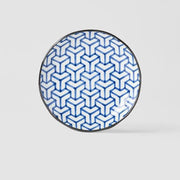 Tapas Plate 16.5cm Herringbone Design V637-C7203D