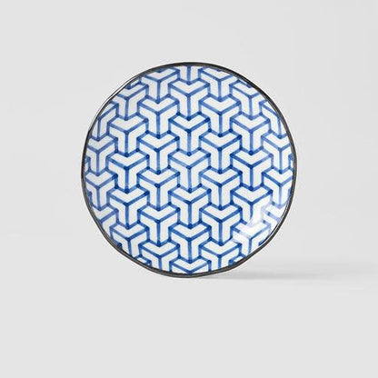 Tapas Plate 16.5cm Herringbone Design V637-C7203D
