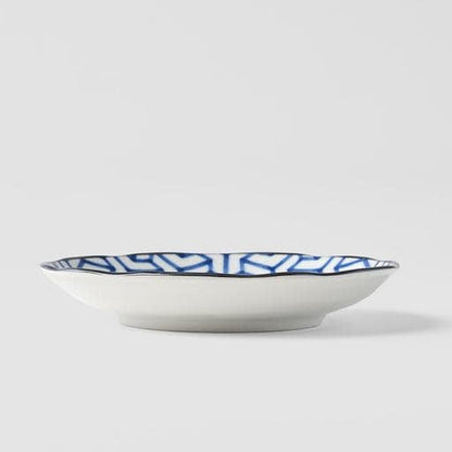 Tapas Plate 16.5cm Herringbone Design V637-C7203D