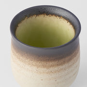 Mug 200ml Lime Green Crackle Glaze V637-C7212
