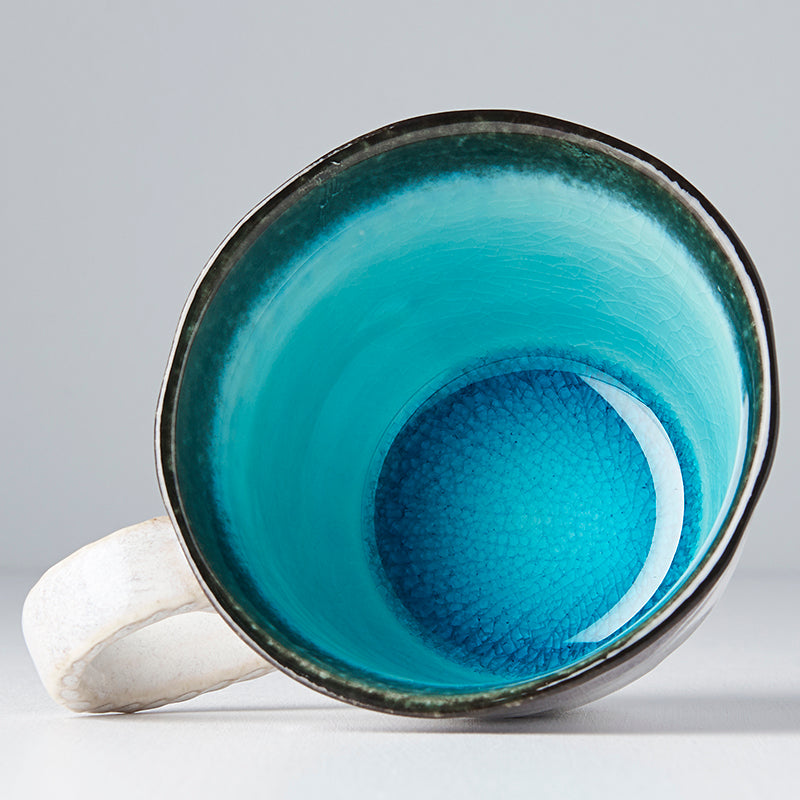 Mug with Handle 200ml Sky Blue Glaze V637-C7230