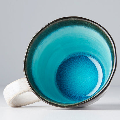 Mug with Handle 200ml Sky Blue Glaze V637-C7230