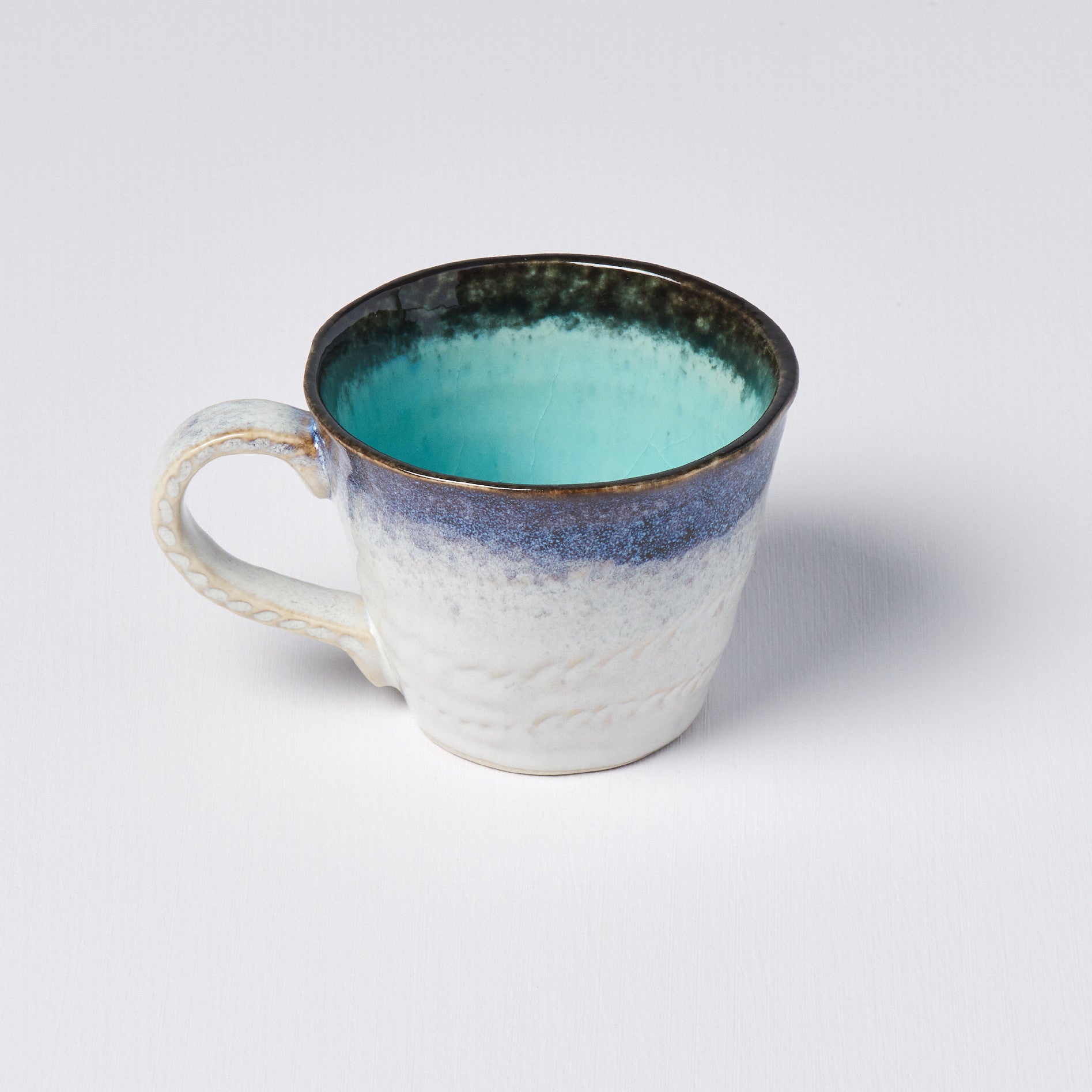 Mug with Handle 200ml Sky Blue Glaze V637-C7230