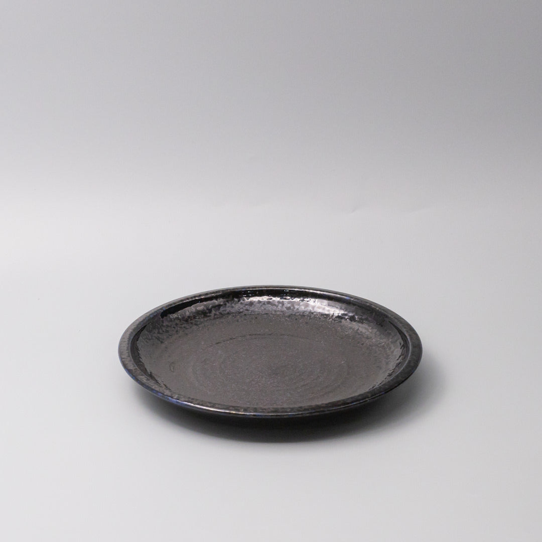 Plate Thick Edge 25cm Midnight Pearl Glaze V637-C7305